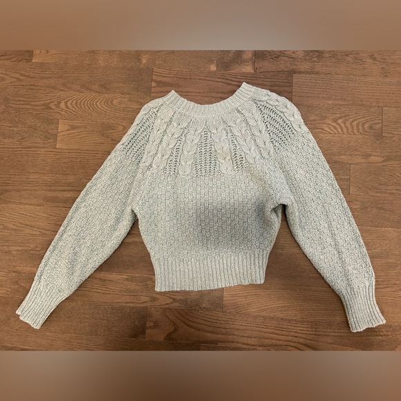 American Eagle Crop Knit Sweater, Size Small - Picture 3 of 5